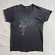 Rare 70s Grateful Dead Band T-shirt L Black 77 Copyright Made In Usa Vintage 100