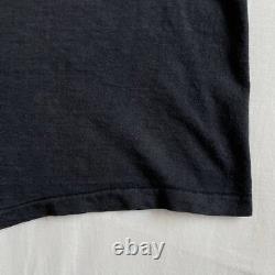 Rare 70S Grateful Dead Band T-Shirt L Black 77 Copyright Made In Usa Vintage 100