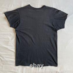 Rare 70S Grateful Dead Band T-Shirt L Black 77 Copyright Made In Usa Vintage 100