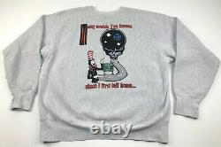 Rare 90s Grateful Dead Dr Seuss Fraternity 1994 Tour Sweater Bootleg Graphic XL