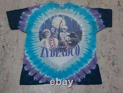 Rare'95 Spring Tour, Greatful Dead, T- Shirt, Grateful Zydeadco, Liquid Blue