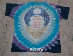 Rare'95 Spring Tour, Greatful Dead, T- Shirt, Grateful Zydeadco, Liquid Blue