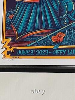 Rare AP Dead & Company Poster S/N Doodled Zazz Corp Kennedy 6/3/23 Jiffy Lube VA