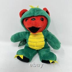 Rare And Hard To Find Grateful Dead 7 Bean Bear Plush Puff By Liquid Blue