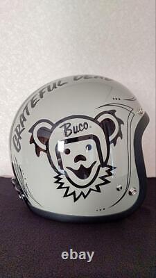 Rare Buco Grateful Dead Jet Helmet Gray M/L