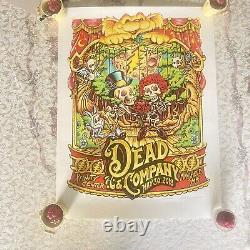 Rare Dead & Company Poster S/N 2018 Mansfield Xfinity MASTHAY Need Cash 4 Sphere