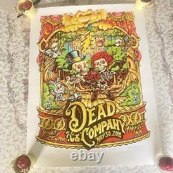 Rare Dead & Company Poster S/N 2018 Mansfield Xfinity MASTHAY Need Cash 4 Sphere