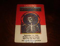 Rare GRATEFUL DEAD BACKSTAGE PASS MSG NYC September 9/14/1988 Mouse Kelley art