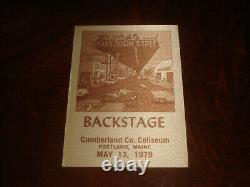 Rare GRATEFUL DEAD BACKSTAGE PASS Shakedown Street Portland, Maine May 5/13/1979