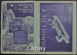 Rare Grateful Dead 1972 Wembley Pool Concert European Tour Program