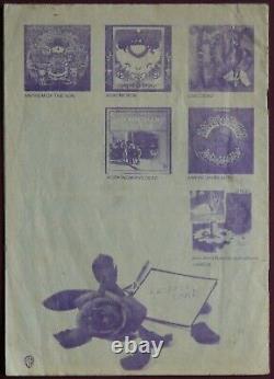 Rare Grateful Dead 1972 Wembley Pool Concert European Tour Program