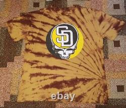 Rare Grateful Dead 2022 San Diego Padre Shirt Size X-Large Giveaway Petcopark