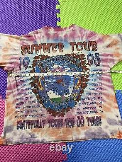 Rare Grateful Dead 30th anniversary concert tee shirt Excellent Tour 1995 XL