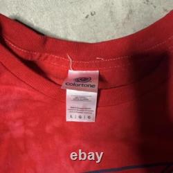 Rare Grateful Dead Boston 2023 Steal Your Base Red Tie Dye L