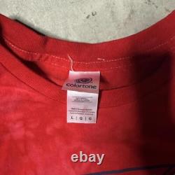 Rare Grateful Dead Boston 2023 Steal Your Base Red Tie Dye L