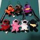 Rare Grateful Dead Character Bear Keychains Lot Of 7