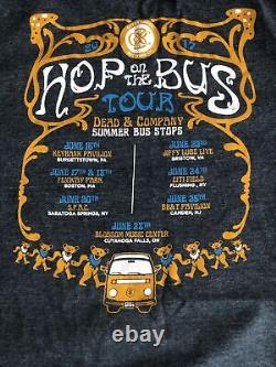 Rare Grateful Dead & Company Otter Creek Brewing Tour T-Shirt LG Hop on the Bus