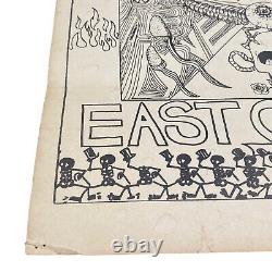 Rare Grateful Dead East Coast Tour 84 11x17 Art Poster Toki Art Jerry Garcia