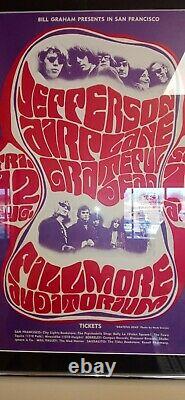 Rare Grateful Dead Jefferson Airplane 1966 BG 23 Fillmore Poster