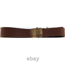 Rare Grateful Dead Jerry Garcia Syf Music Hippie Leather Vintage Belt Buckle
