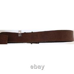 Rare Grateful Dead Jerry Garcia Syf Music Hippie Leather Vintage Belt Buckle