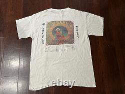 Rare Grateful Dead Memory of Jerry Garcia Calico Cottage Single Stitch Shirt