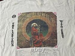 Rare Grateful Dead Memory of Jerry Garcia Calico Cottage Single Stitch Shirt