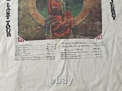 Rare Grateful Dead Memory of Jerry Garcia Calico Cottage Single Stitch Shirt