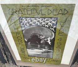 Rare Grateful Dead New Riders Concert Poster Fillmore 1970 Graham 1st Printing