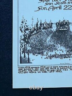 Rare Grateful Dead Original Spartan Stadium 1979 Brent's 1st Show Concert Poster