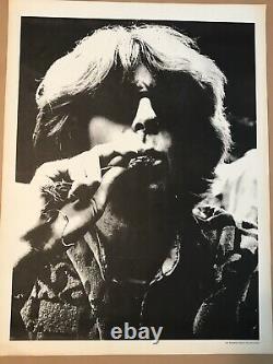 Rare Grateful Dead Poster 1967 Phil Lesh Smoking Joint Candid Photo 23x17.5