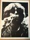 Rare Grateful Dead Poster 1967 Phil Lesh Smoking Joint Candid Photo 23x17.5
