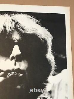 Rare Grateful Dead Poster 1967 Phil Lesh Smoking Joint Candid Photo 23x17.5