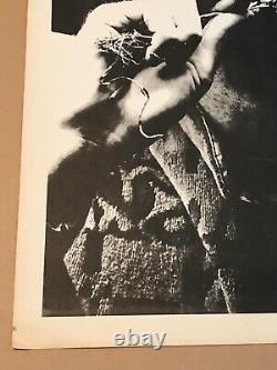 Rare Grateful Dead Poster 1967 Phil Lesh Smoking Joint Candid Photo 23x17.5