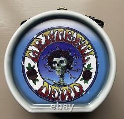 Rare Grateful Dead Rock'N Roll Drum Tin Tote Vandor 2000 GDP Bertha Case Box