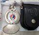 Rare Grateful Dead Satin Stainless Pocket Watch With Leather Case Ics Japan Read