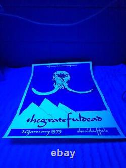 Rare Grateful Dead Sheas Buffalo 1988 Blacklight Poster 2nd Printing