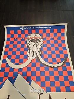 Rare Grateful Dead Sheas Buffalo 1988 Blacklight Poster 2nd Printing