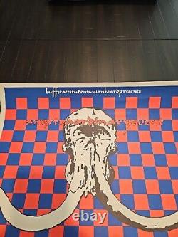 Rare Grateful Dead Sheas Buffalo 1988 Blacklight Poster 2nd Printing