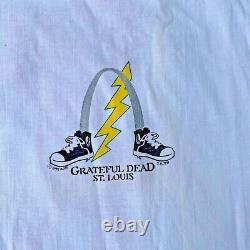 Rare Grateful Dead St Louis Cow Arch T-Shirt Vintage 1994 Crew Summer Tour L New