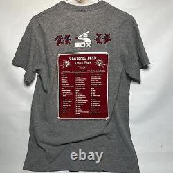 Rare Grateful Dead Tribute Night T Shirt Mens Size Med Grey Chicago Farewell