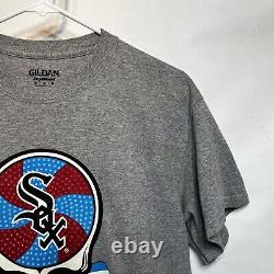 Rare Grateful Dead Tribute Night T Shirt Mens Size Med Grey Chicago Farewell