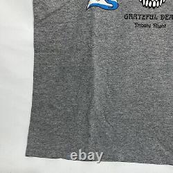 Rare Grateful Dead Tribute Night T Shirt Mens Size Med Grey Chicago Farewell