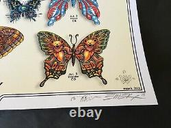 Rare Grateful Dead and Company Emek poster 2019 AP doodled John Mayer Phish