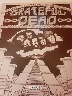 Rare Grateful Dead memorial auditorium Kansas City Original Concert Poster AAA+