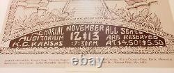 Rare Grateful Dead memorial auditorium Kansas City Original Concert Poster AAA+