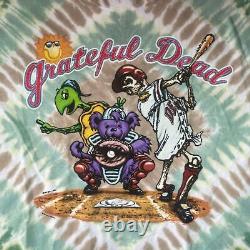 Rare Liquid Blue Grateful Dead Baseball Die Die TEE XL No. Yp781