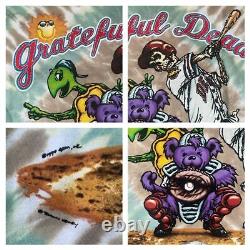 Rare Liquid Blue Grateful Dead Baseball Die Die TEE XL No. Yp781