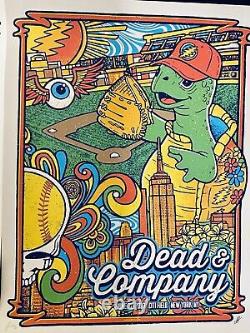 Rare Lot of 2 Dead & Company VIP Poster Diptych Set CitiField NY 2023 S/N 2023