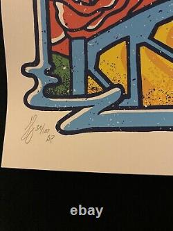 Rare Lot of 2 Dead & Company VIP Poster Diptych Set CitiField NY 2023 S/N 2023